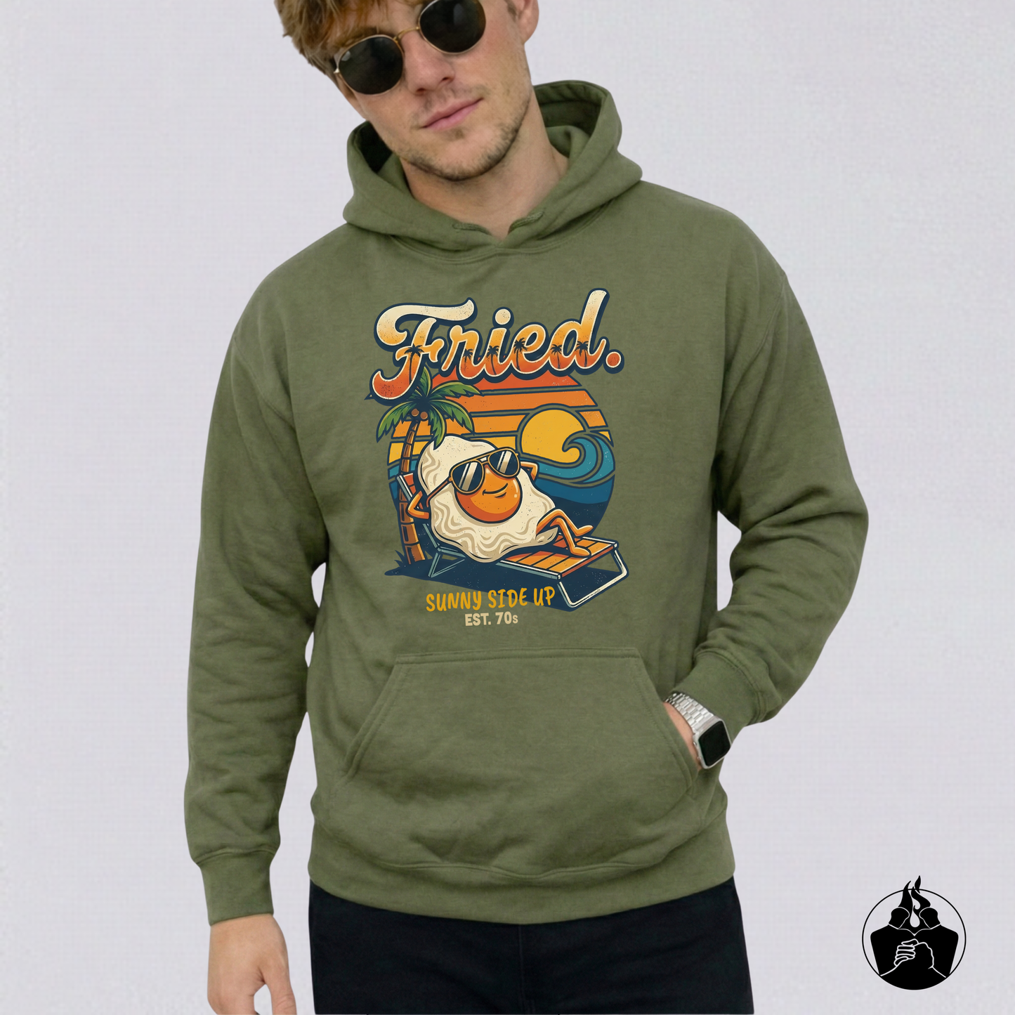 Fried Sunny Side Up Hoodie