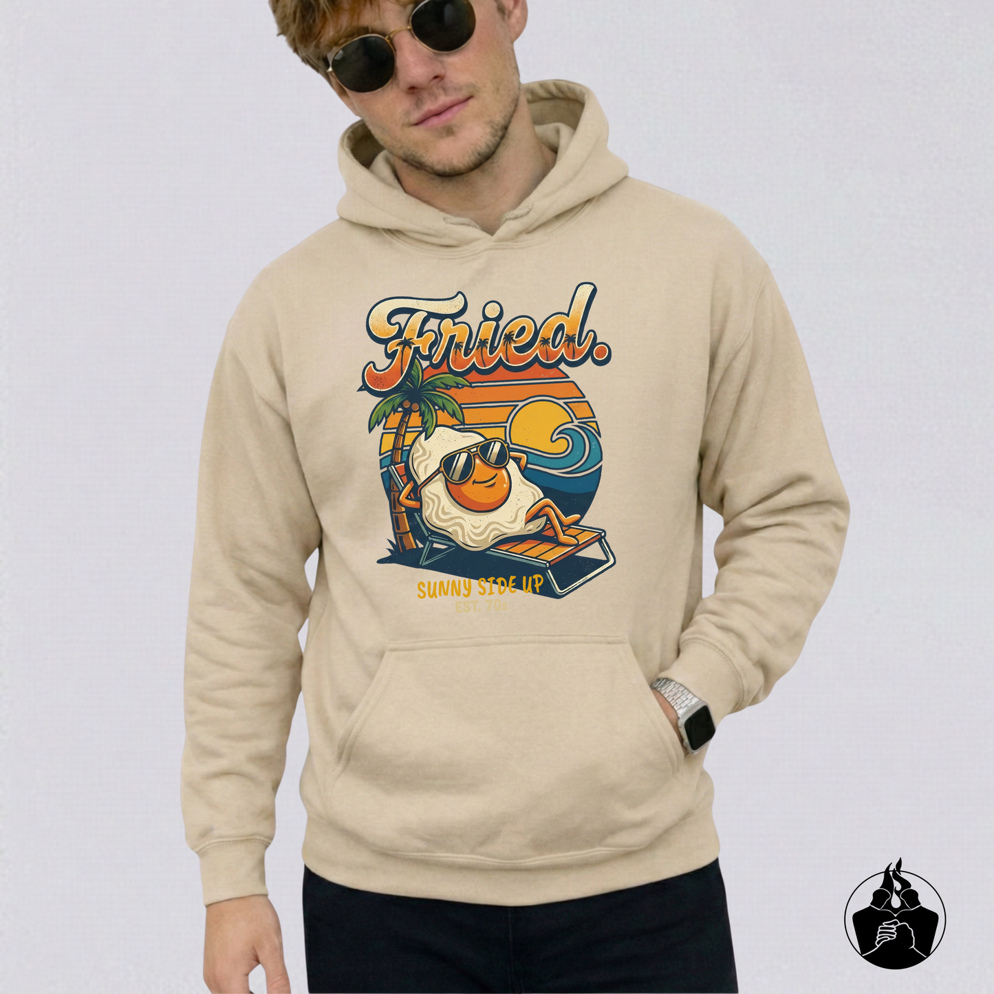 Fried Sunny Side Up Hoodie
