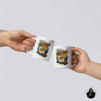 "Fried Egg" White glossy mug