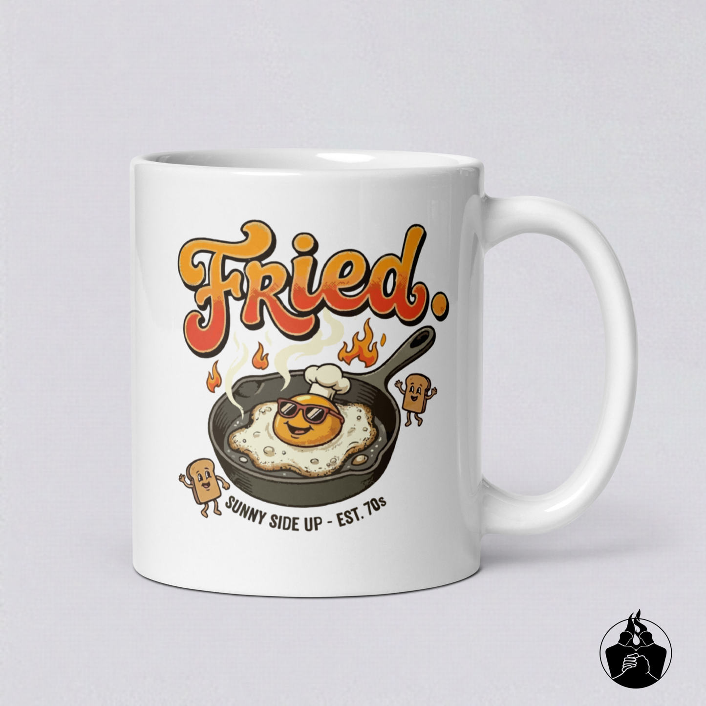 "Fried" mug