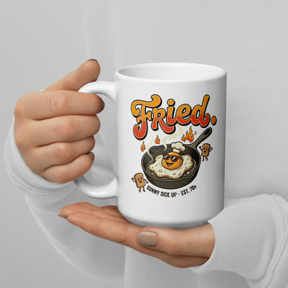 "Fried" mug