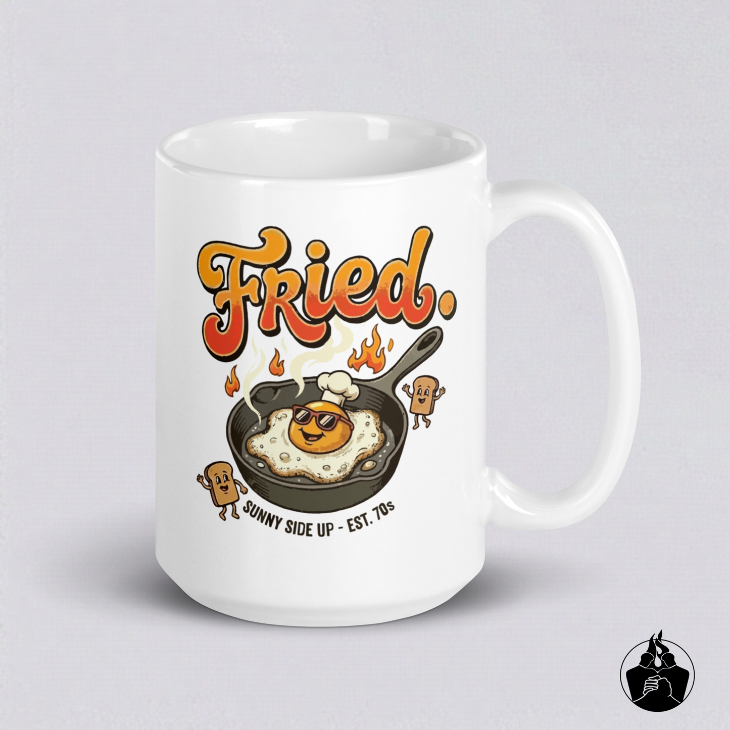 "Fried" mug