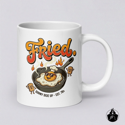 "Fried" mug