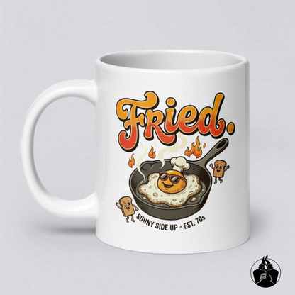 "Fried" mug