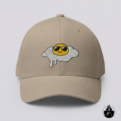 "Fried" Egg Structured Twill Cap