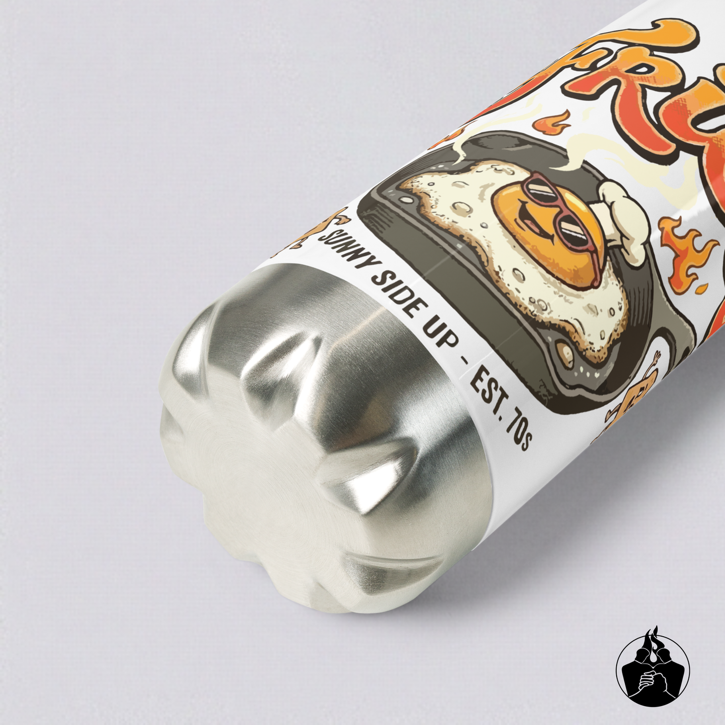 "Chef Fried Egg" steel bottle