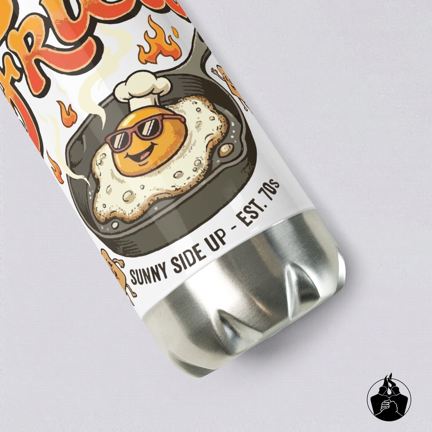 "Chef Fried Egg" steel bottle