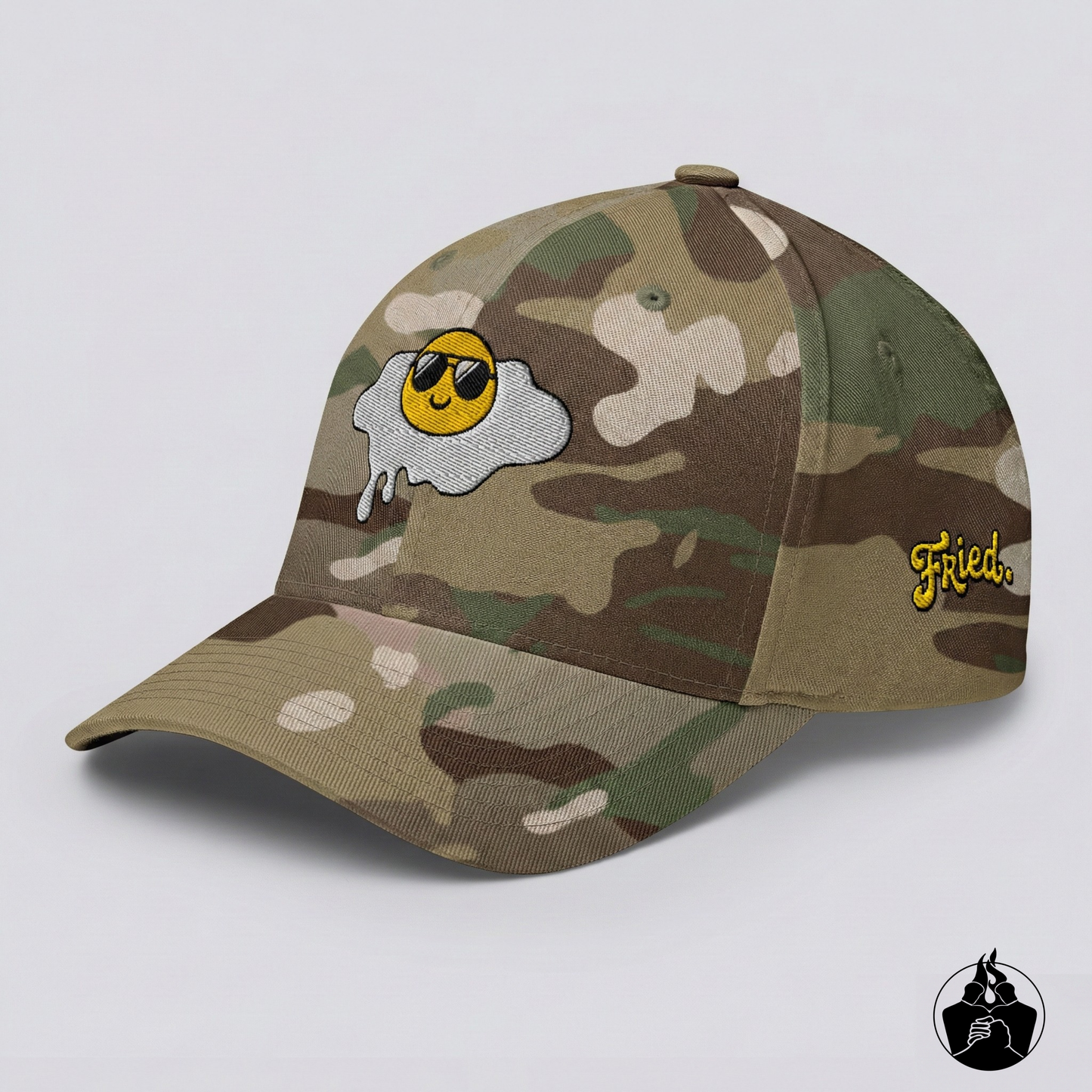 "Fried Egg" Structured Twill Cap