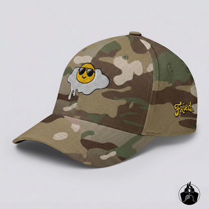 "Fried Egg" Structured Twill Cap