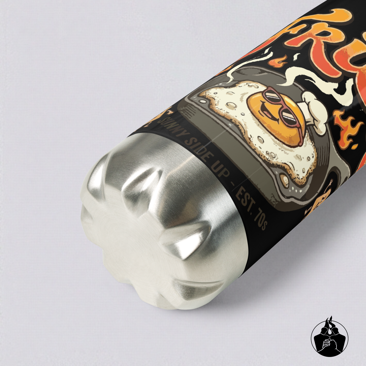 "Chef Fried Egg" steel bottle