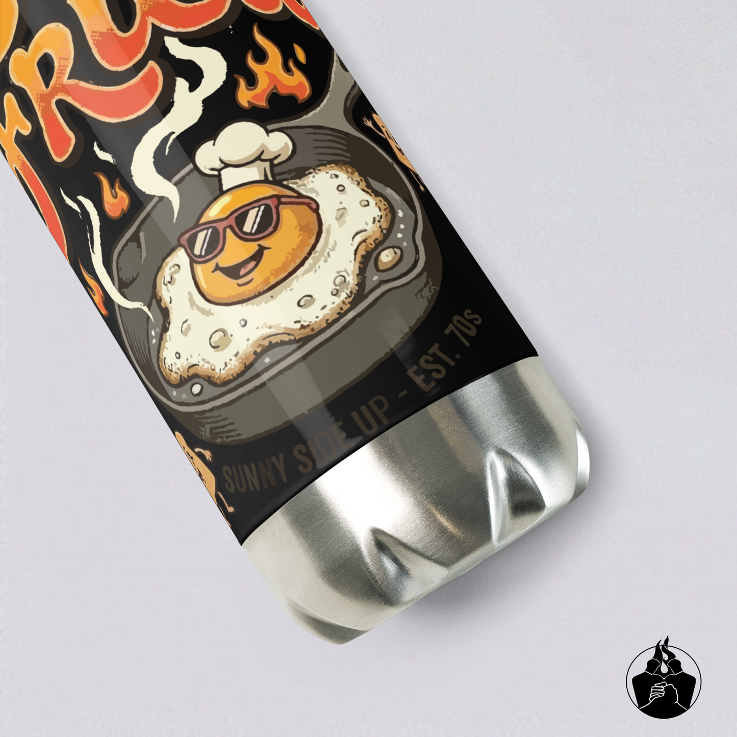 "Chef Fried Egg" steel bottle