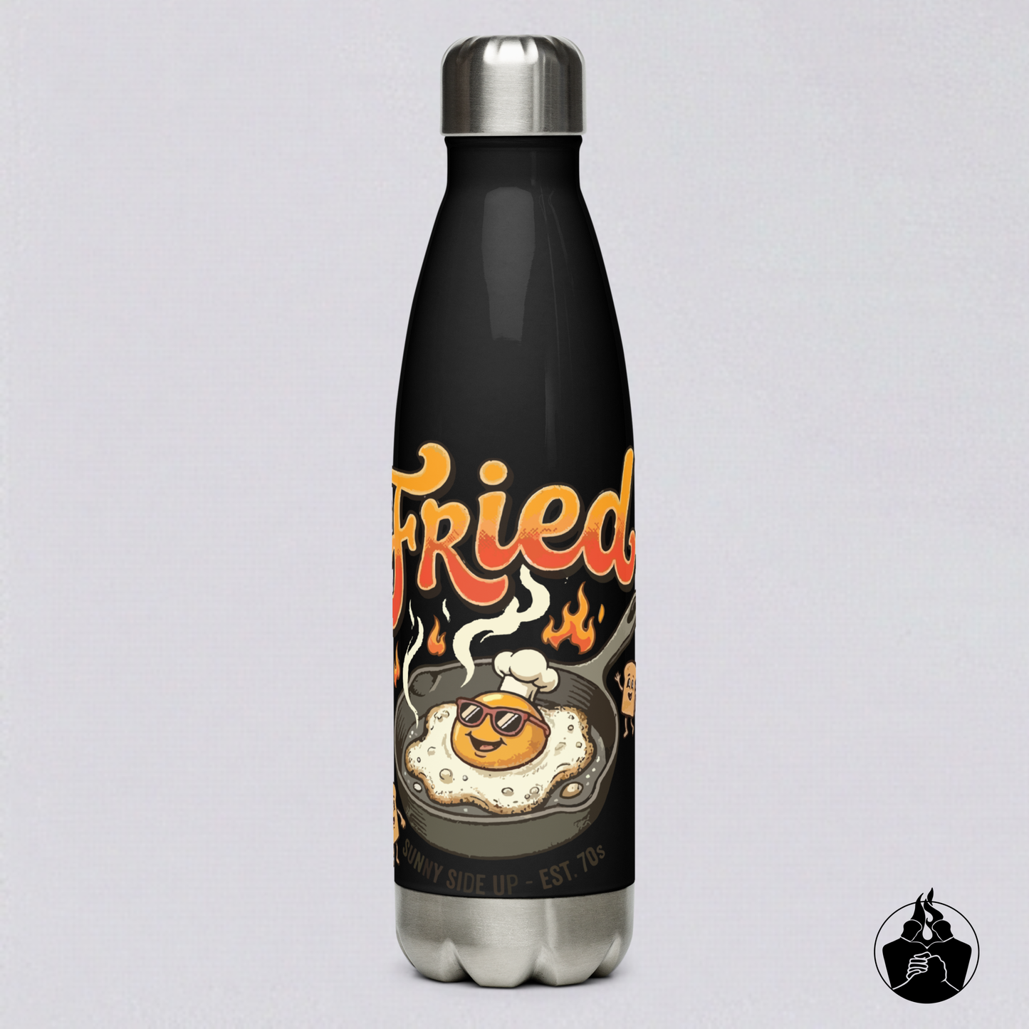 "Chef Fried Egg" steel bottle