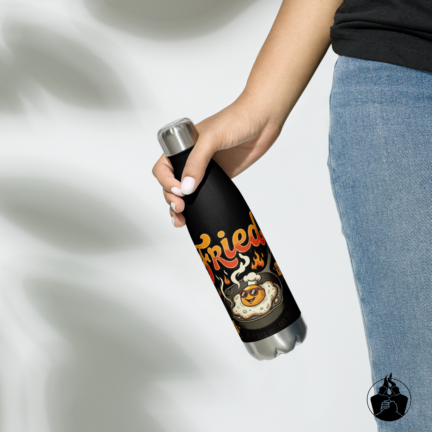 "Chef Fried Egg" steel bottle